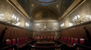 Sala de Plens de l'Ajuntament de Vic.